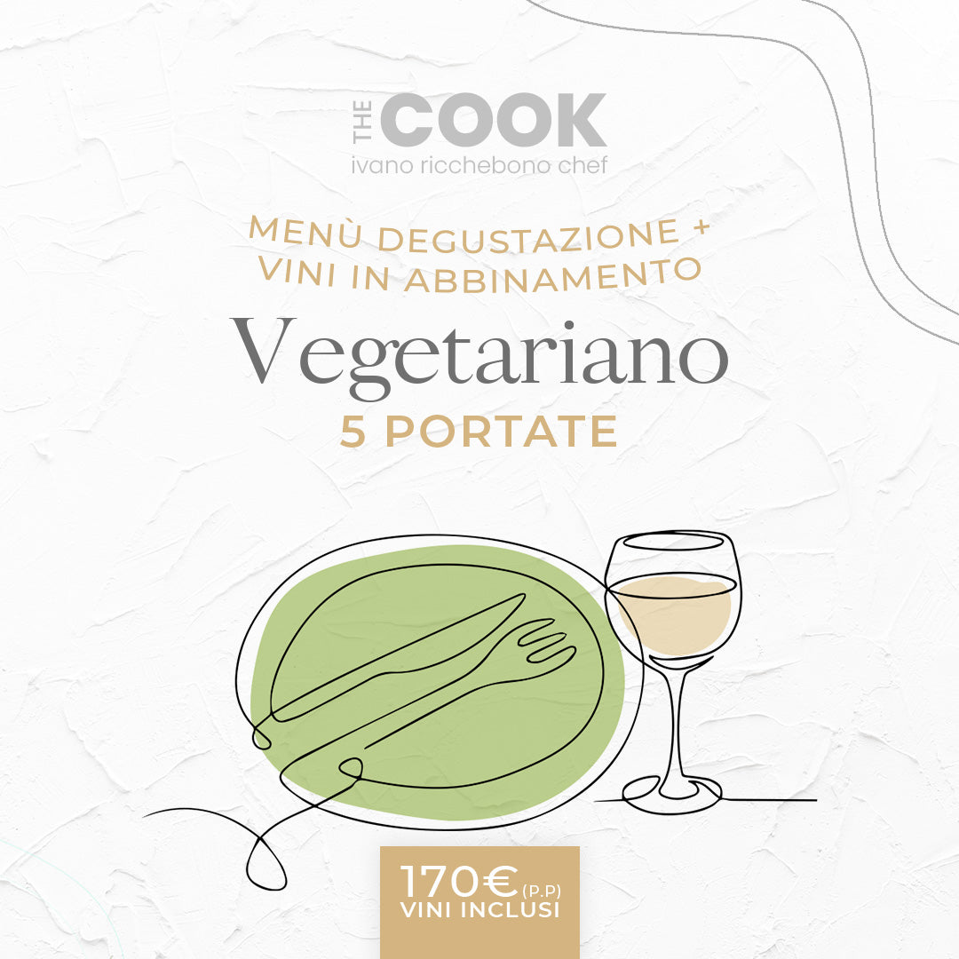Menù Vegetariano 5 portate con degustazione vini